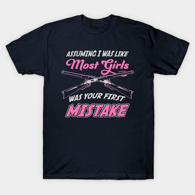 Not Like Most Girls T-Shirt by veerkun